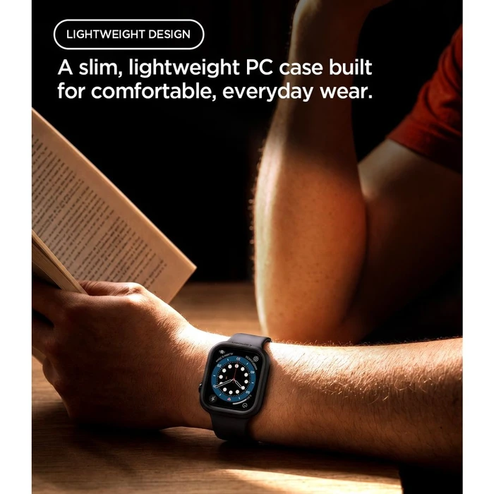 Spigen Thin Fit Apple Watch 12 42mm Black