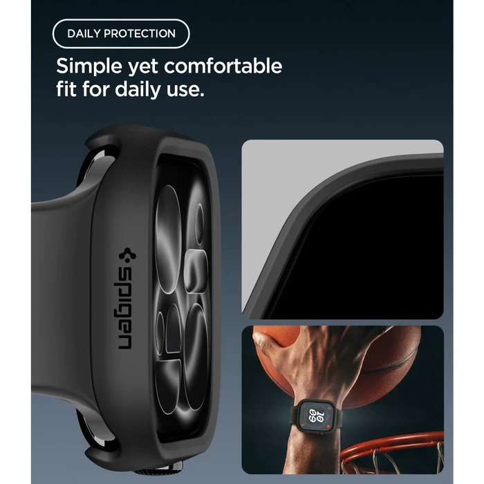 Spigen Thin Fit Apple Watch 12 42mm Black