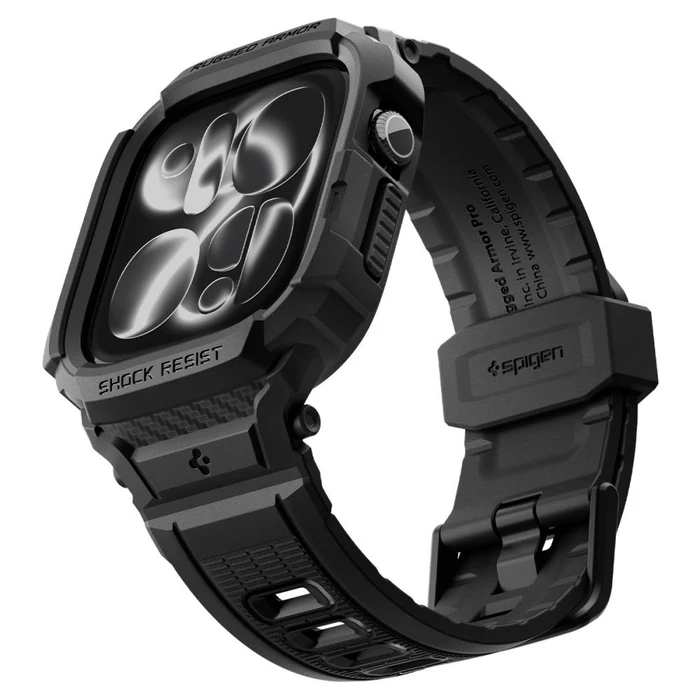 Spigen Rugged Armor Pro Apple Watch 12 42mm Matte Black