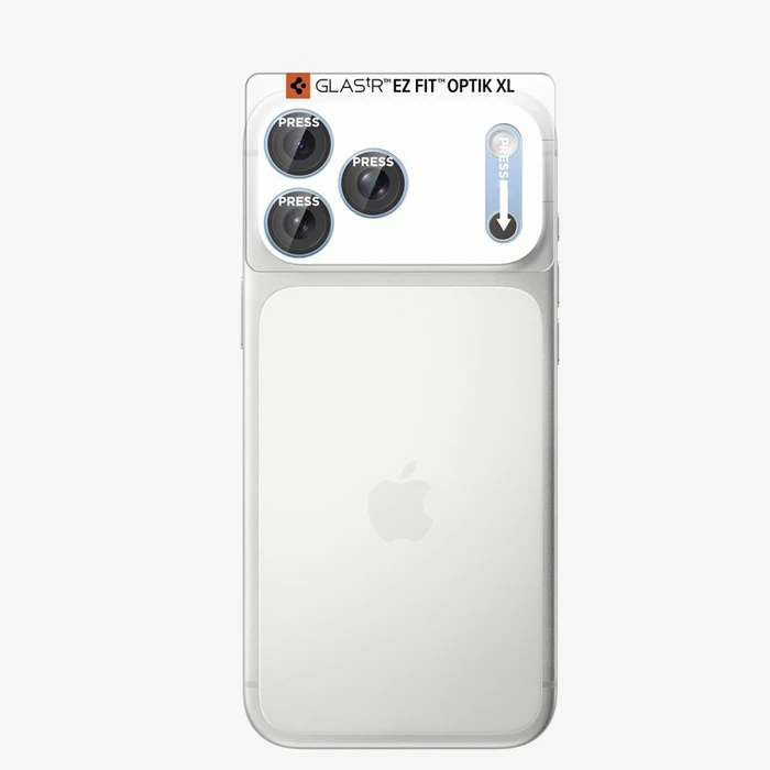Spigen Optik Pro XL Glas.tr Ez Fit Camera Protector Apple iPhone 18 Pro Max Light Blue