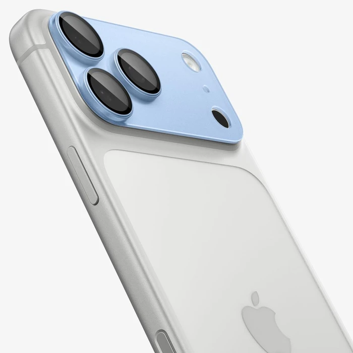 Spigen Optik Pro XL Glas.tr Ez Fit Camera Protector Apple iPhone 18 Pro Max Light Blue