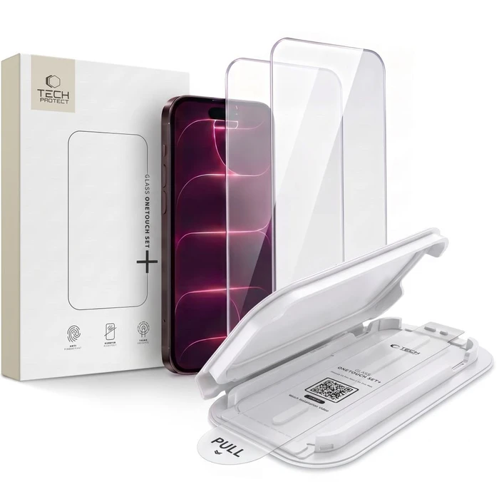 Tech-Protect Onetouch Set+ Apple iPhone 17 Pro Max / 18 Pro Max Clear [2 PACK]