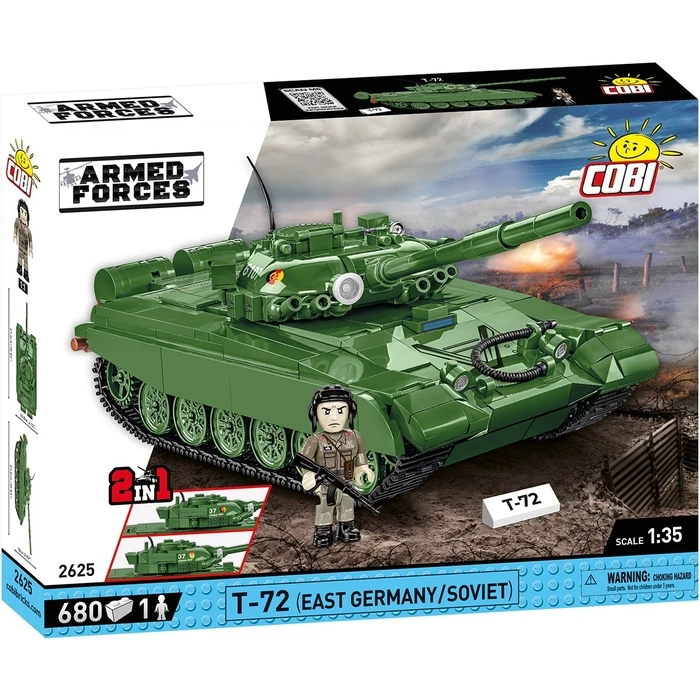 Παιχνίδι Κατασκευής Cobi Klocki Blocks Armed Forces T-72 (East Germany/Soviet)