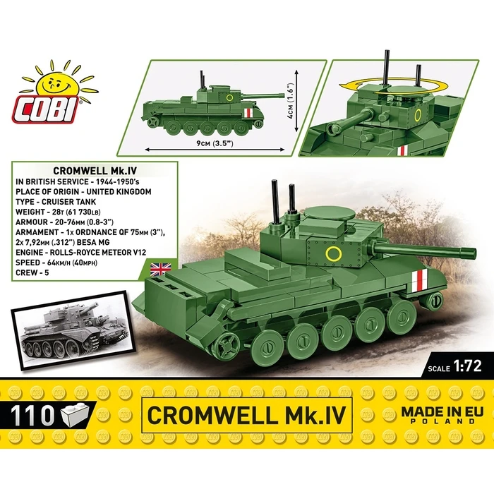 Τουβλάκια Cobi Klocki Blocks Historical Collection Cromwell Mk.Iv