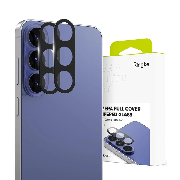 Ringke Camera Full Cover Samsung Galaxy S26 FE Black [2 PACK]