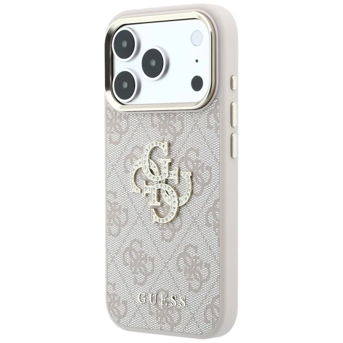 Guess 4G & Big Strass Logo Apple iPhone 18 Pro Max / 17 Pro Max pink