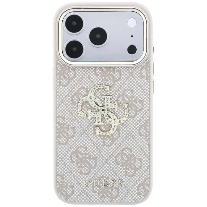 Guess 4G & Big Strass Logo Apple iPhone 18 Pro Max / 17 Pro Max pink