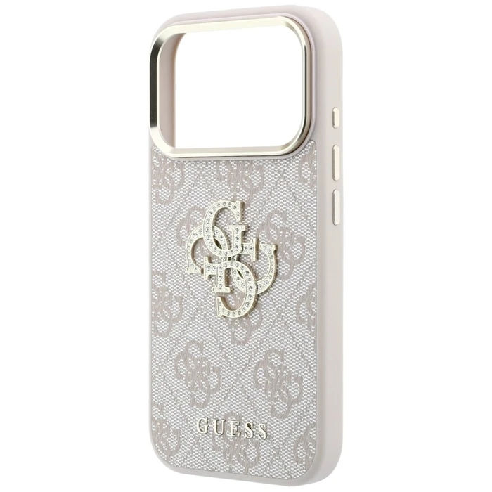 Guess 4G & Big Strass Logo Apple iPhone 18 Pro Max / 17 Pro Max pink