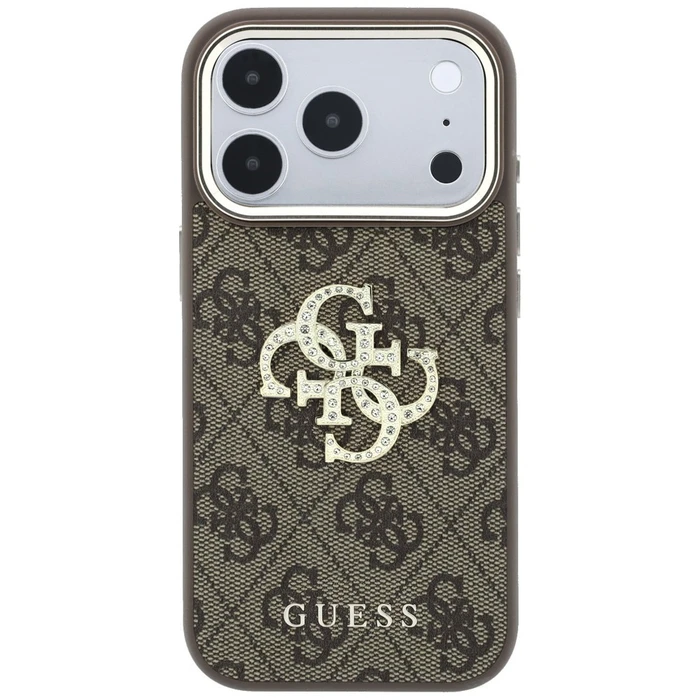 Guess 4G & Big Strass Logo Apple iPhone 18 Pro / 17 Pro brown