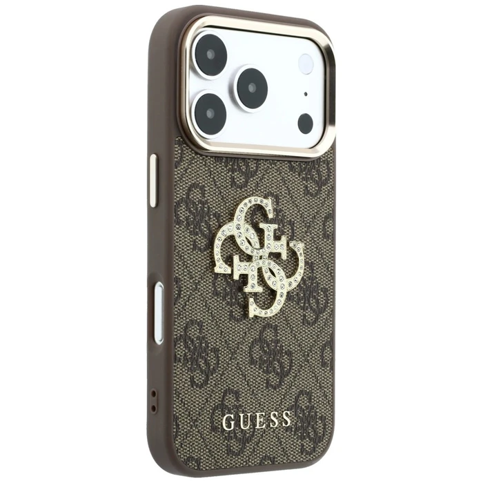 Guess 4G & Big Strass Logo Apple iPhone 18 Pro / 17 Pro brown
