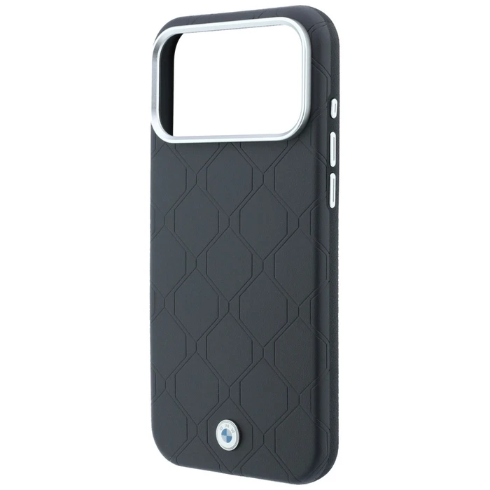 BMW Sign Deboss Quilted Metal Logo MagSafe Apple iPhone 18 Pro Max / 17 Pro Max anthracite