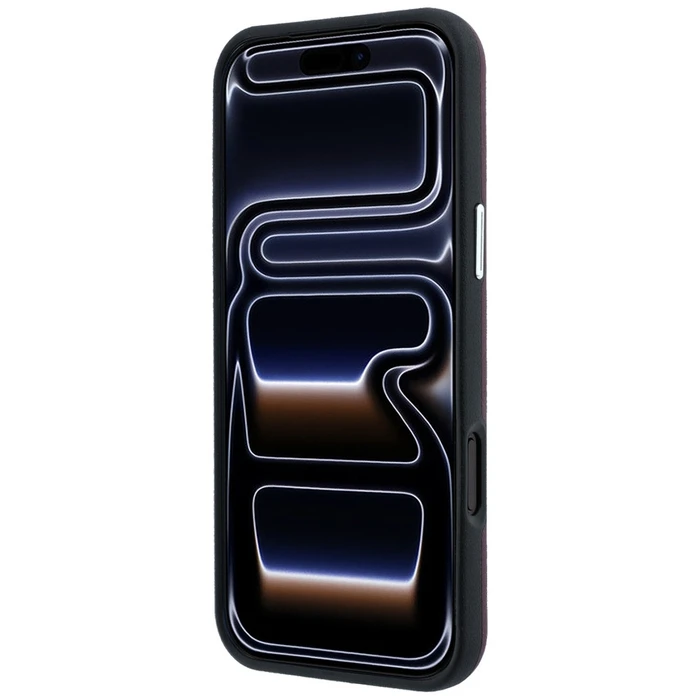 BMW Sign Deboss Quilted Metal Logo MagSafe Apple iPhone 18 Pro Max / 17 Pro Max burgundy