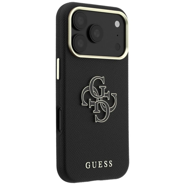 Guess Grained & Big Resin Logo Apple iPhone 18 Pro / 17 Pro black