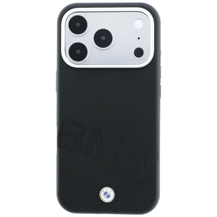 BMW Sign Inclined Deboss Letters MagSafe Apple iPhone 18 Pro Max / 17 Pro Max black