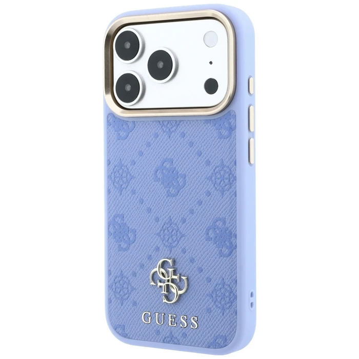 Guess Peony 4G Small Logo MagSafe Apple iPhone 18 Pro / 17 Pro light blue