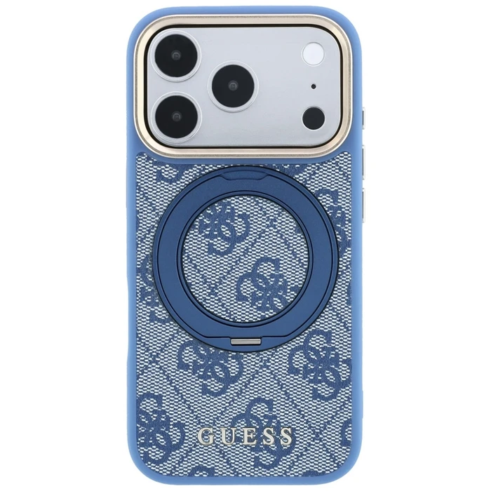 Guess Ring Stand 360 4G Classic Logo MagSafe Apple iPhone 18 Pro / 17 Pro blue