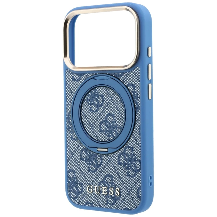 Guess Ring Stand 360 4G Classic Logo MagSafe Apple iPhone 18 Pro / 17 Pro blue