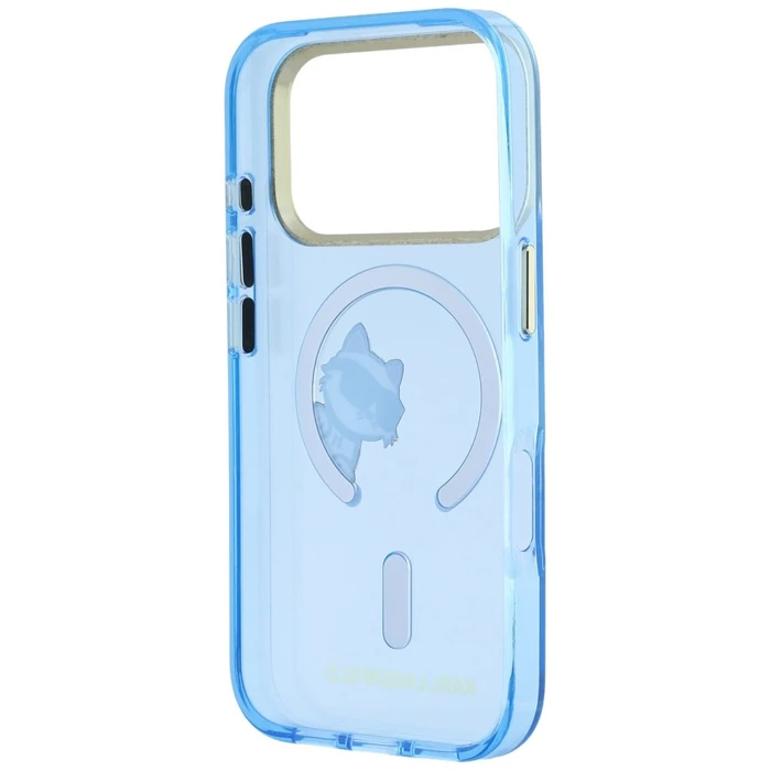 Karl Lagerfeld Peekaboo Logo MagSafe Apple iPhone 18 Pro / 17 Pro light blue