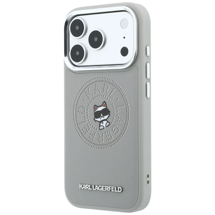 Karl Lagerfeld Point & Choupette Sketch MagSafe Apple iPhone 18 Pro / 17 Pro grey