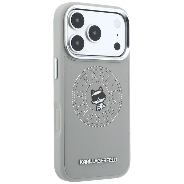 Karl Lagerfeld Point & Choupette Sketch MagSafe Apple iPhone 18 Pro / 17 Pro grey