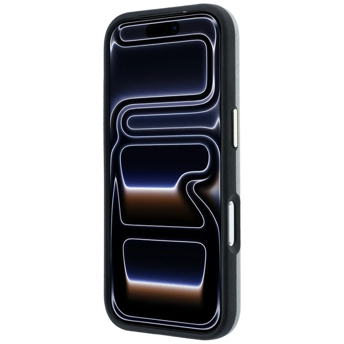 Karl Lagerfeld Saffiano Small Script Metal Logo MagSafe Apple iPhone 18 Pro / 17 Pro beige