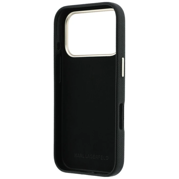 Karl Lagerfeld Smooth Big Resin Signature Logo Apple iPhone 18 Pro / 17 Pro black