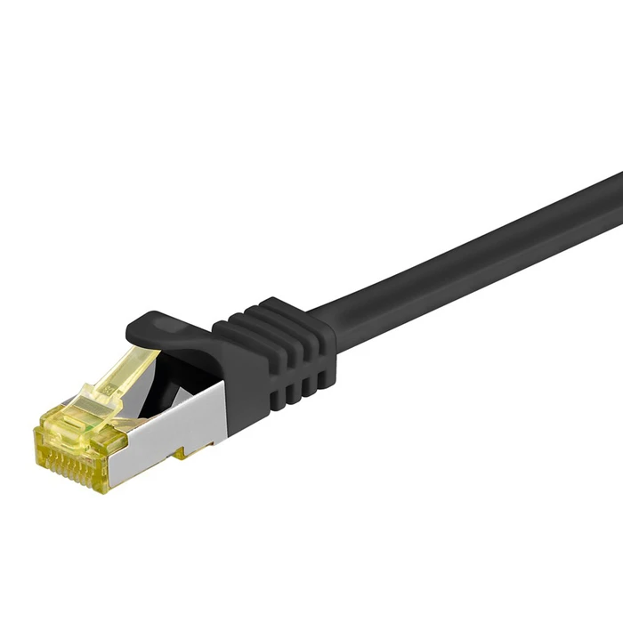Καλώδιο Δικτύου Goobay 91572, Cat 7 S/Ftp, Copper, 10Gbps, 0.25M, Μαύρο
