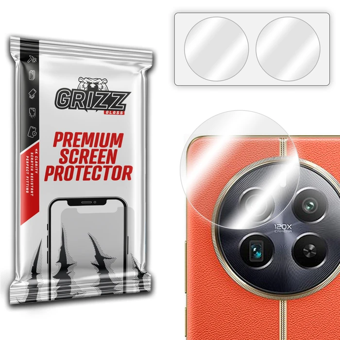 GrizzGlass HybridGlass Camera Lens Glass for Samsung Galaxy M06 5G