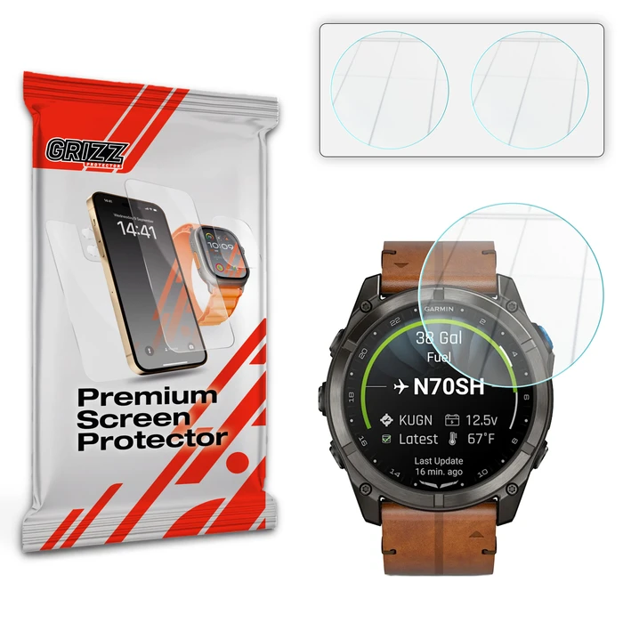 GrizzGlass HybridGlass Hybrid Glass for Garmin Forerunner 170