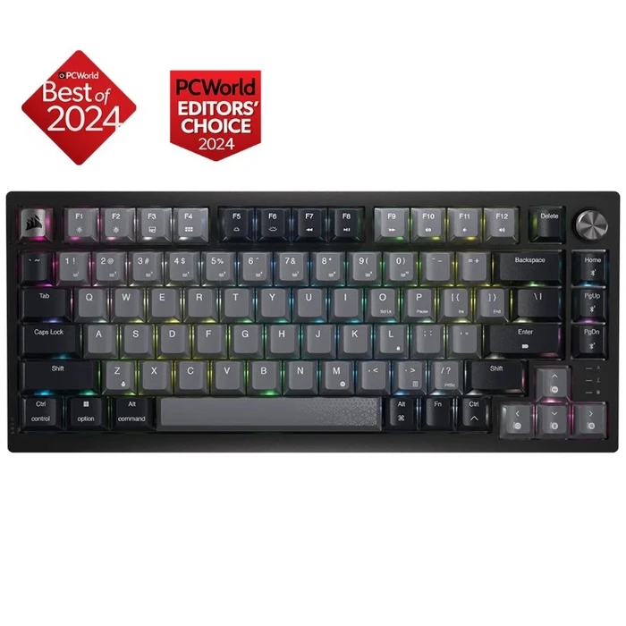 Gaming Πληκτρολόγιο Ασύρματο Corsair K65 Plus 75% Rgb