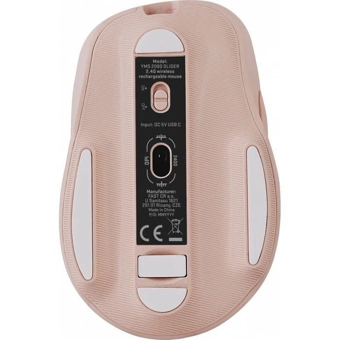 Ποντίκι Ασύρματο Yenkee 2.4ghz Rechargeable 6 Buttons 2400dpi