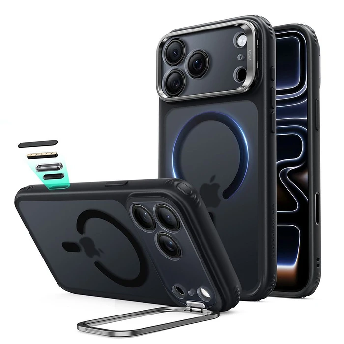 ESR Classic Hybrid Kickstand MagSafe Apple iPhone 17 Pro Max / 18 Pro Max Frosted Black