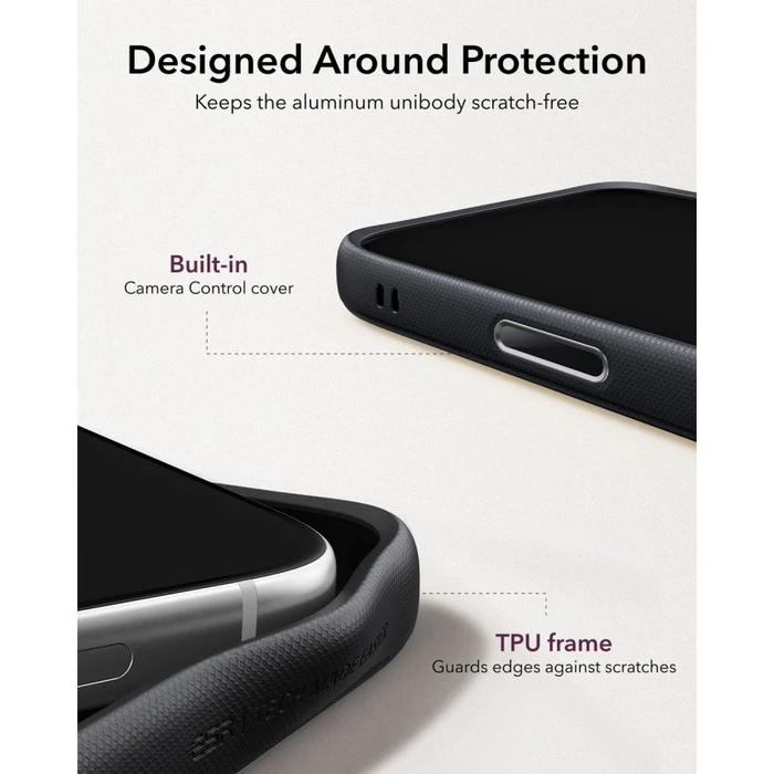 ESR Leather Kickstand MagSafe Apple iPhone 17 Pro / 18 Pro Black