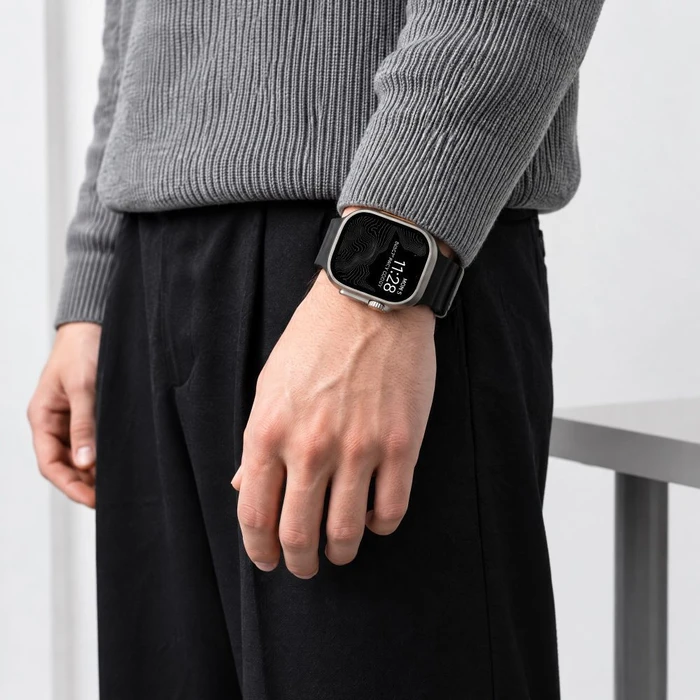 Tech-Protect Motion Apple Watch 8 / 9 / 10 / 11 / 12 / SE / Ultra 44/45/46/49 mm Black