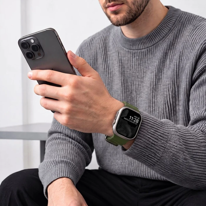 Tech-Protect Motion Apple Watch 8 / 9 / 10 / 11 / 12 / SE / Ultra 44/45/46/49 mm Tactical Green