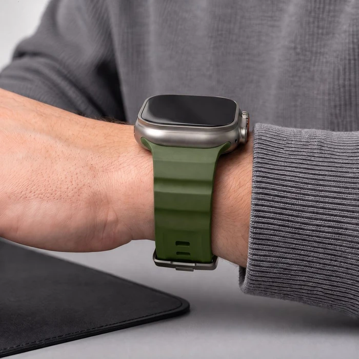 Tech-Protect Motion Apple Watch 8 / 9 / 10 / 11 / 12 / SE / Ultra 44/45/46/49 mm Tactical Green