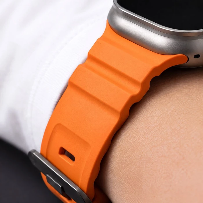 Tech-Protect Motion Apple Watch 8 / 9 / 10 / 11 / 12 / SE / Ultra 44/45/46/49 mm Signal Orange