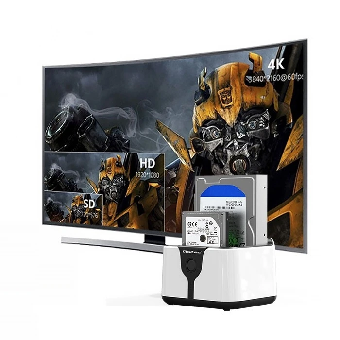Docking Station Qoltec Hdd Ssd 2.5 3.5 ,Sata Iii,Usb3.0