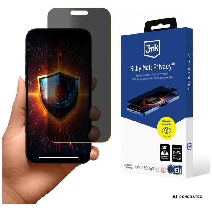 3MK Silky Matt Privacy Apple iPhone 15 Pro Max