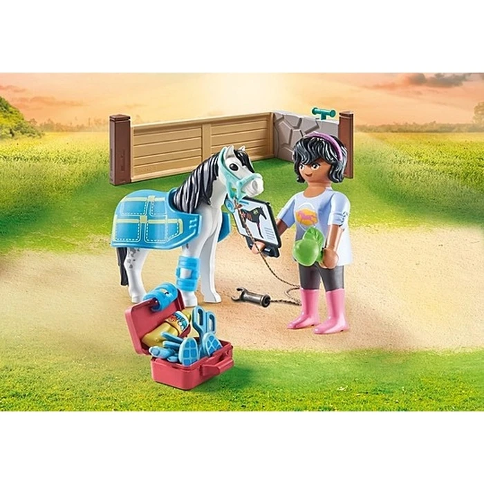 Playmobil Figures Set Horses 71497 Horse Therapist 