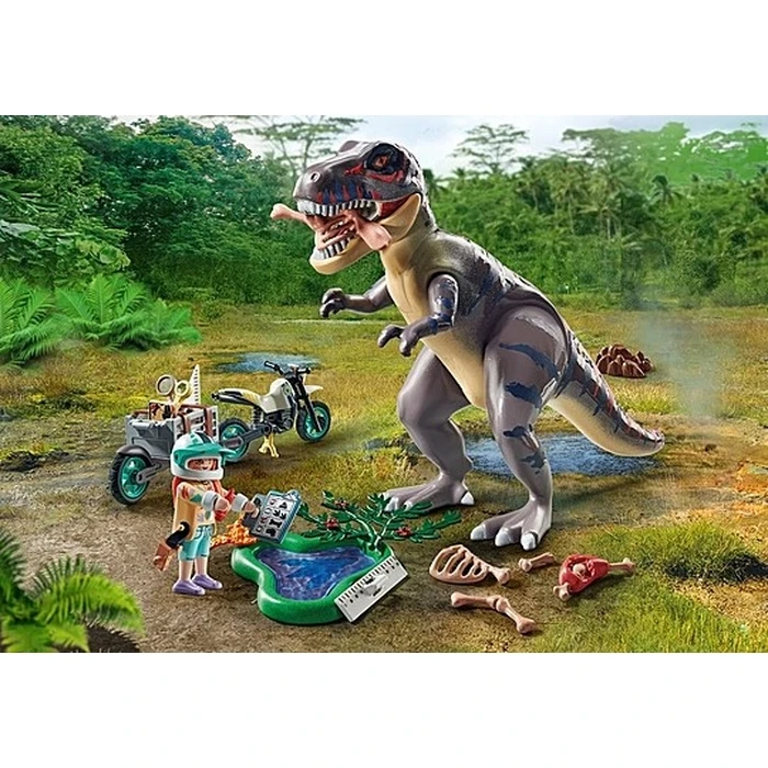 Playmobil Figures Set Dinos 71524 T-Rex Trace And Tracker