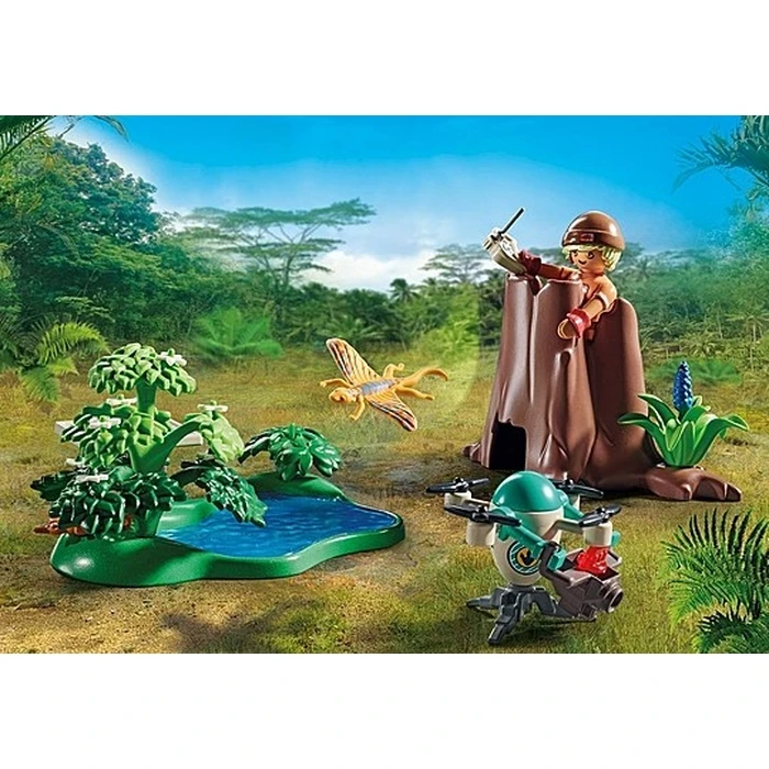 Playmobil Figures Set Dinos 71525 Observatory For Dimorphodon