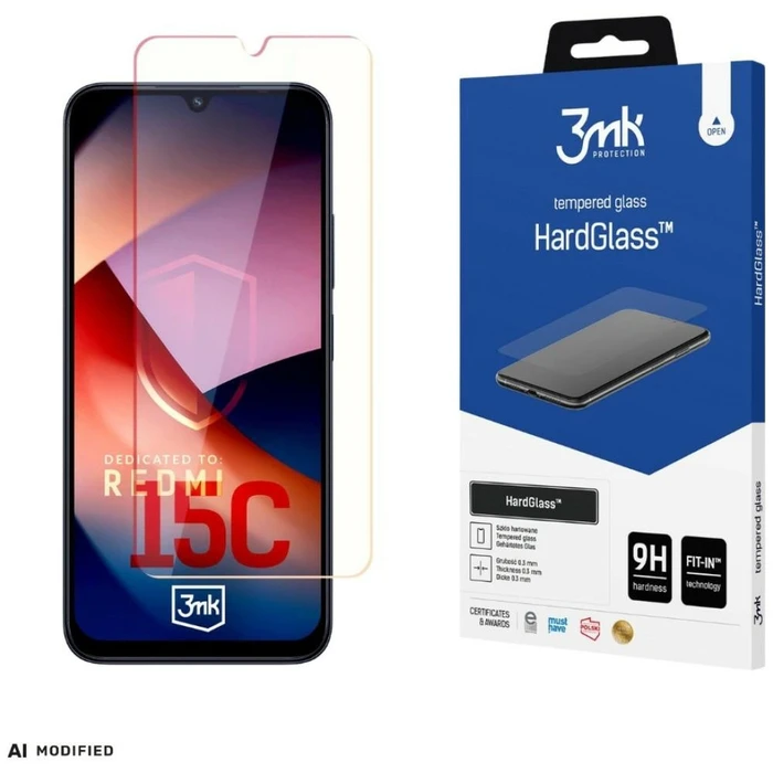 3MK HardGlass Redmi 15C 4G/5G (171mm) / Poco C85 4G