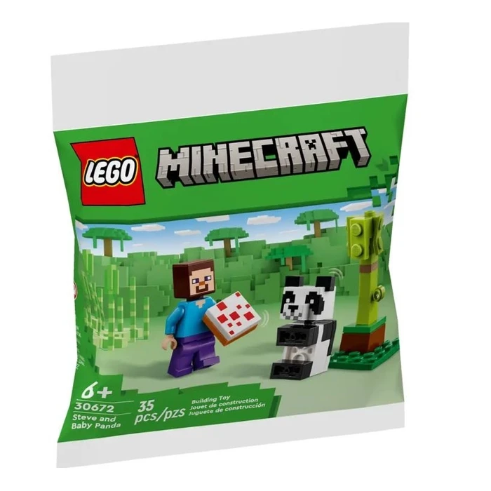 LEGO Bricks Minecraft 30672 Steve and Small Panda