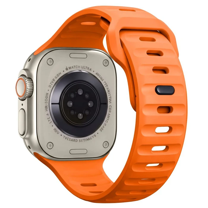 Tech-Protect Silicone Line Apple Watch 8 / 9 / 10 / 11 / 12 / SE / Ultra 44/45/46/49 mm Orange