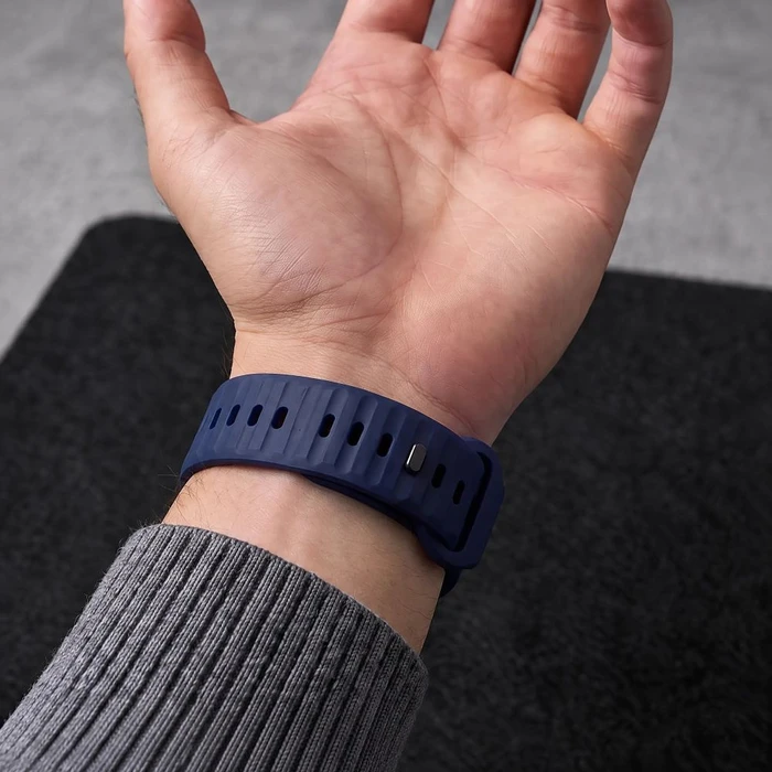 Tech-Protect Silicone Line Apple Watch 8 / 9 / 10 / 11 / 12 / SE / Ultra 44/45/46/49 mm Atlantic Blue