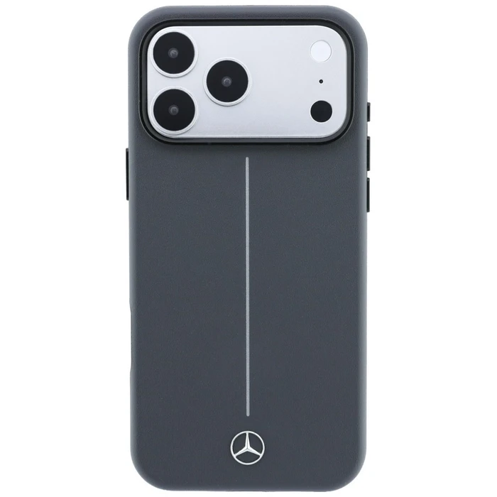 Mercedes Leather Semi Wrap with Iconic Line MagSafe Apple iPhone 18 Pro / 17 Pro anthracite
