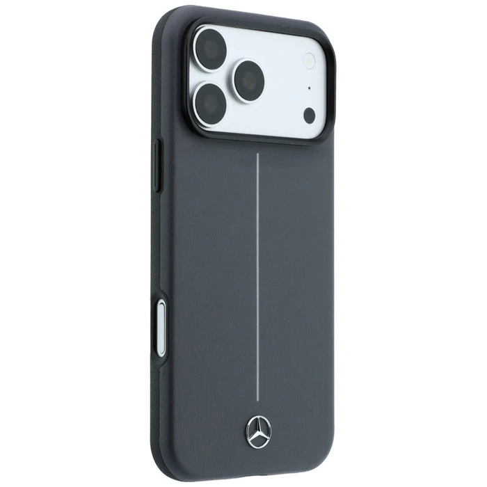 Mercedes Leather Semi Wrap with Iconic Line MagSafe Apple iPhone 18 Pro / 17 Pro anthracite