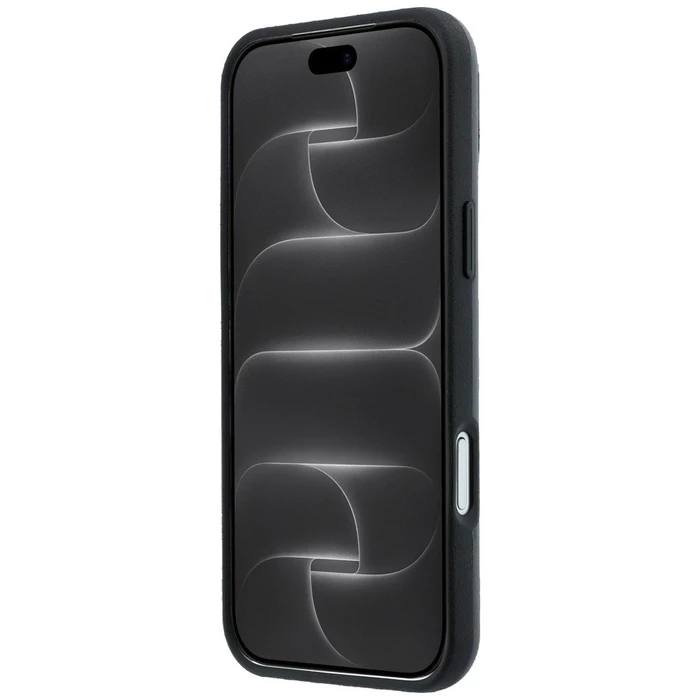 Mercedes Leather Semi Wrap with Iconic Line MagSafe Apple iPhone 18 Pro / 17 Pro anthracite