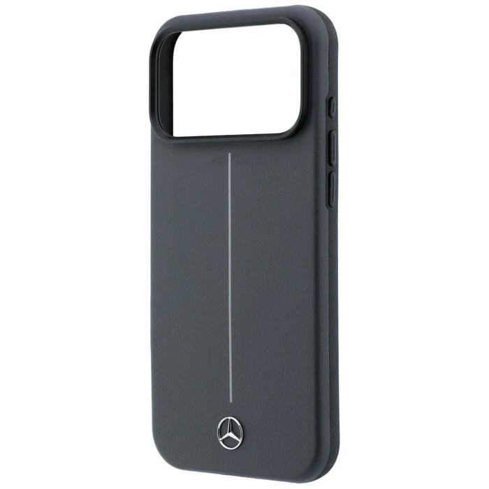 Mercedes Leather Semi Wrap with Iconic Line MagSafe Apple iPhone 18 Pro / 17 Pro anthracite